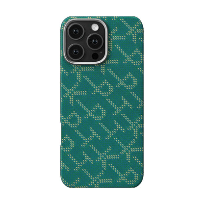 PITAKA Monogram Tactile Woven Case for iPhone 16 Series - MagSafe Compatible