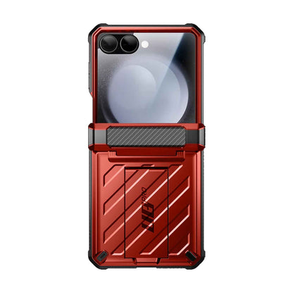 SUPCASE UB Pro for Samsung Galaxy Z Flip 7 with Build-in Screen Protector Hinge Kickstand and Clip Holster Included