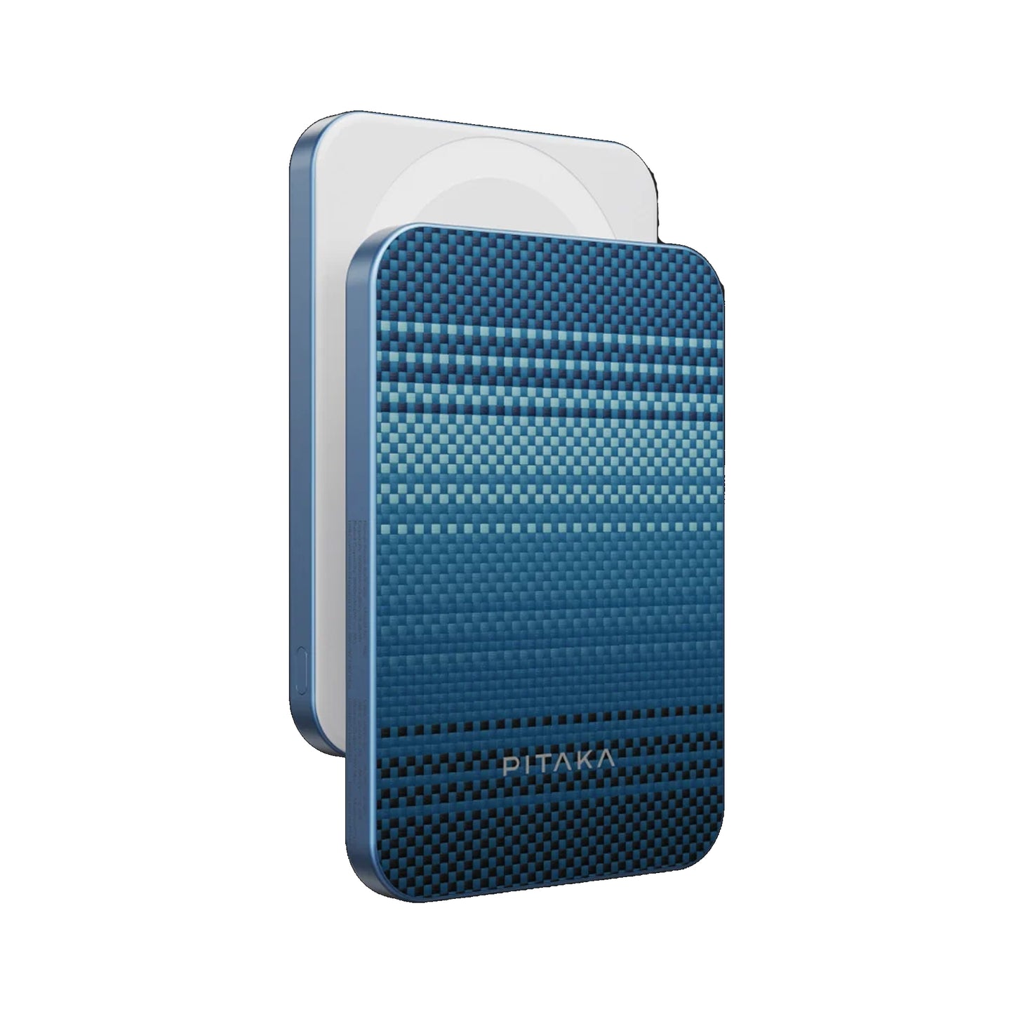 PITAKA Aramid Fiber Qi2 Wireless Magnetic Power Bank 5,000mAh 15W.