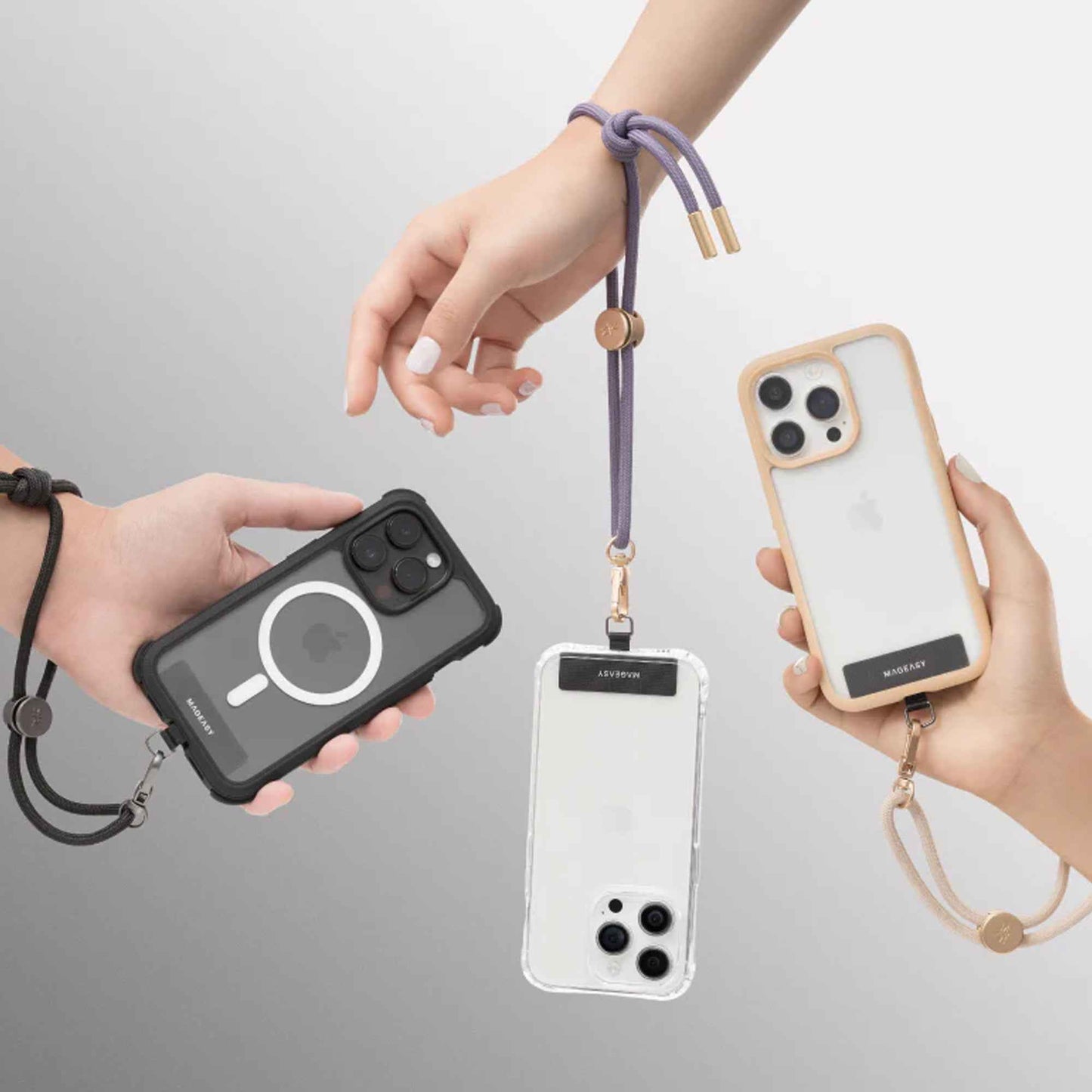 MAGEASY 6mm Wrist Strap + Strap Card - Cord Lock Design