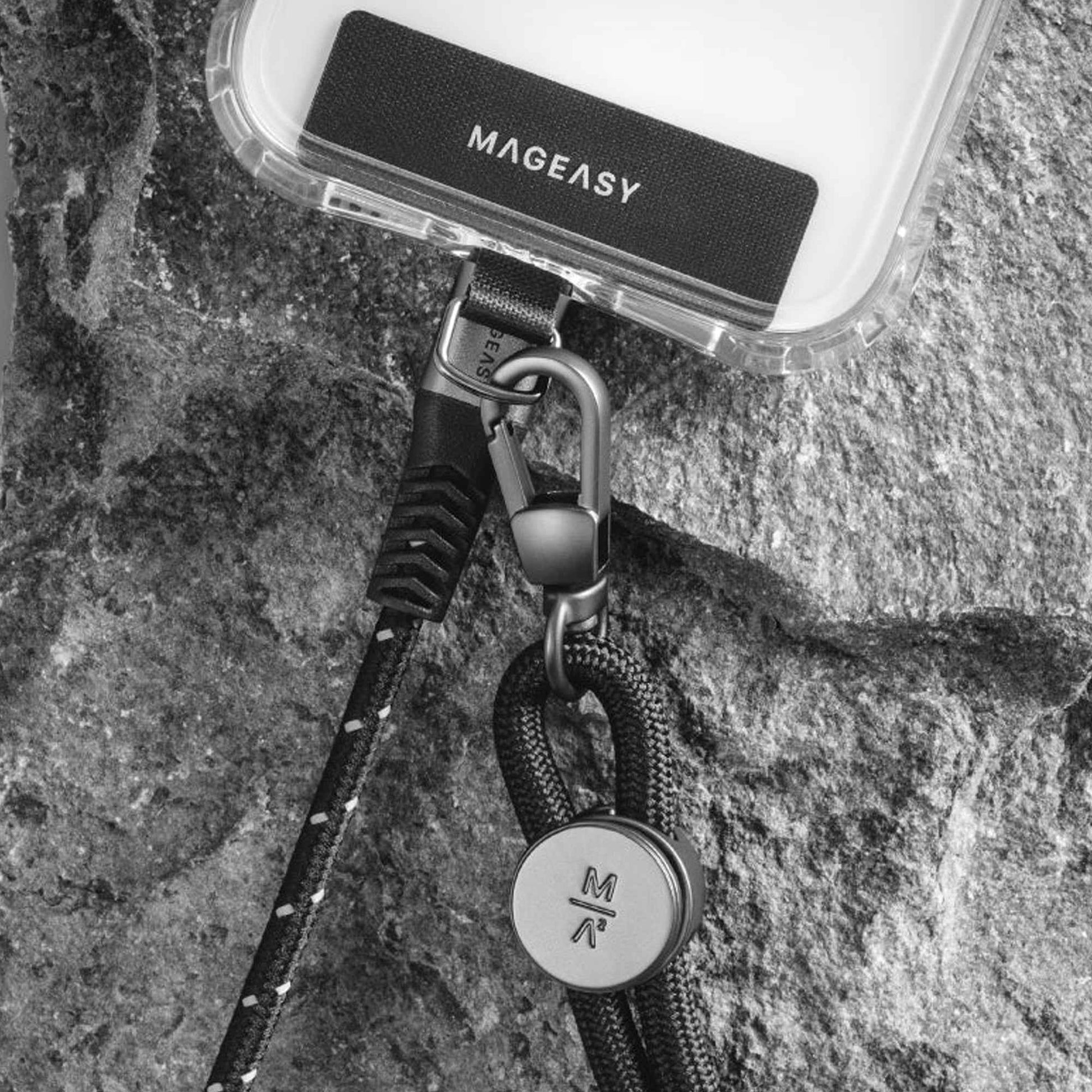 MAGEASY 6mm Wrist Strap + Strap Card - Cord Lock Design
