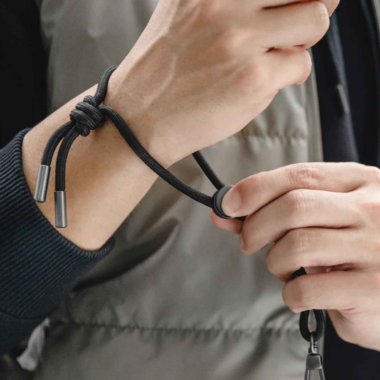 MAGEASY 6mm Wrist Strap + Strap Card - Cord Lock Design