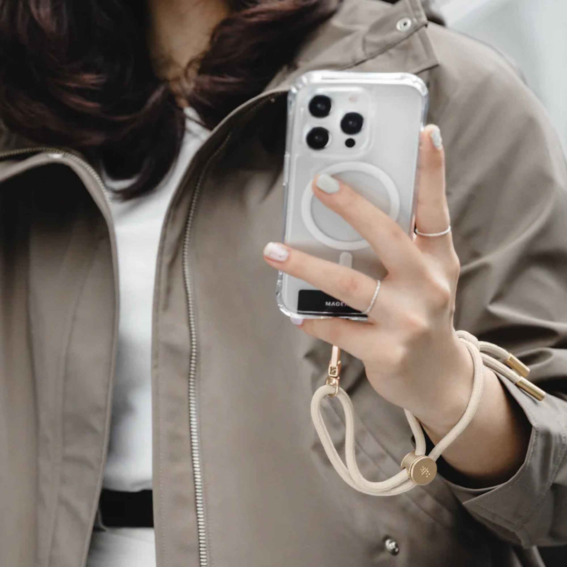 MAGEASY 6mm Wrist Strap + Strap Card - Cord Lock Design