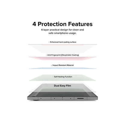 [2 PACK] Ringke Dual Easy Screen Protector for Samsung Galaxy Z Fold 6 - Clear - Forexengineer -Malaysia- 8809961786976
