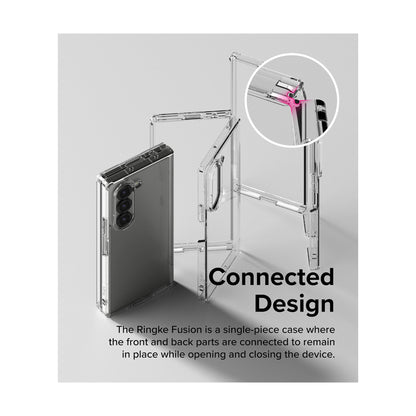 Ringke Fusion for Samsung Galaxy Z Fold 6 - Military Grade Drop Protection - Clear - Forexengineer -Malaysia- 8809961786945