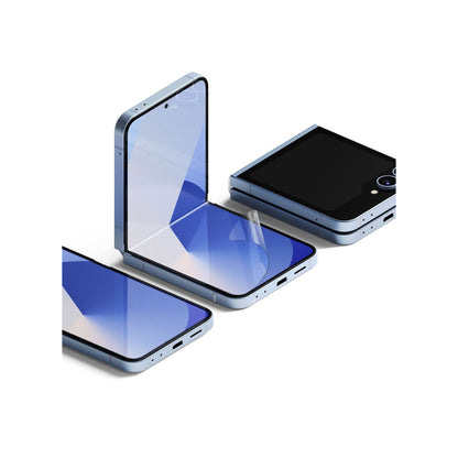 [2 PACK] Ringke Dual Easy Screen Protector for Samsung Galaxy Z Flip 6 - Clear - Forexengineer -Malaysia- 8809961787041