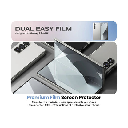 [2 PACK] Ringke Dual Easy Screen Protector for Samsung Galaxy Z Fold 6 - Clear - Forexengineer -Malaysia- 8809961786976