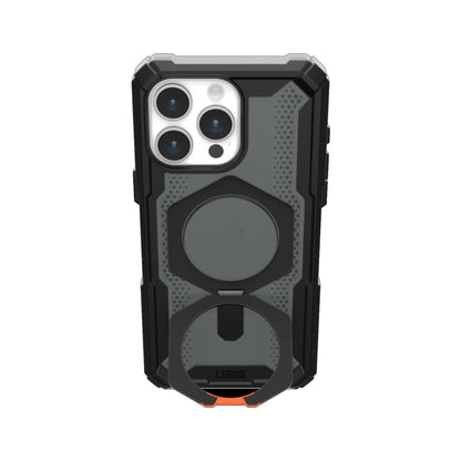 UAG Plasma XTE for iPhone 15 Series - MagSafe Compatible with Kickstand -  Black/Orange - Forexengineer -Malaysia- 840283912054-840283912061