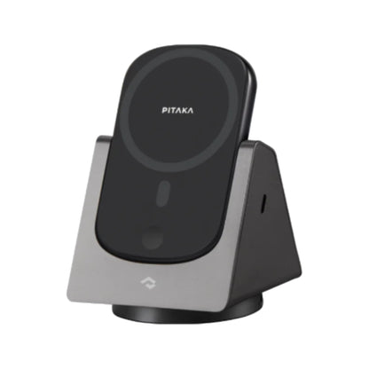PITAKA MagEZ Slider 2 with 4000mah Power Bank - Compact 3-in-1 Wireless Charger - Forexengineer -Malaysia- 7493554140620-7493554140620+6321116731966