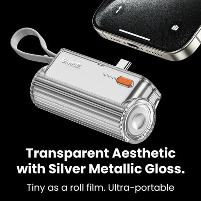 [ONLINE EXCLUSIVE] Sharge Flow Mini 5000mAh Powerbank with Built-in Cable and Interchangable Connector - Forexengineer -Malaysia- 6973154655768-6973154657717