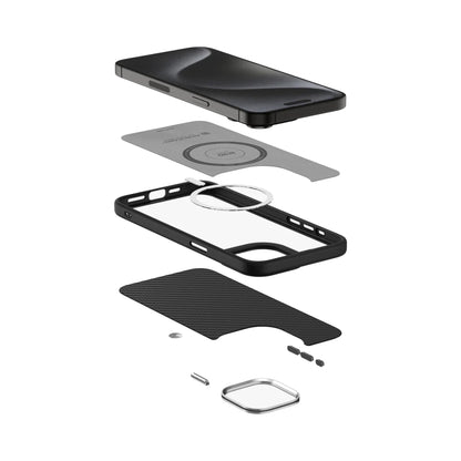 Spigen Enzo Aramid for iPhone 15 Pro Max - Magsafe Compatible - Forexengineer -Malaysia- 8809896753654