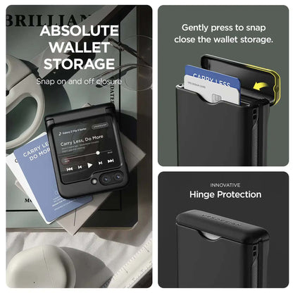 [ONLINE EXCLUSIVE] VRS Design Terra Guard Modern Go for Samsung Galaxy Z Flip 5 - Clear - Forexengineer -Malaysia- 8809919629003