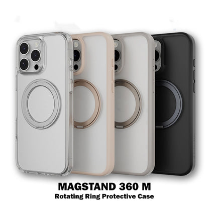 MAGEASY MagStand 360 M Rotating Ring Protective Case for iPhone 16 Series - Forexengineer -Malaysia