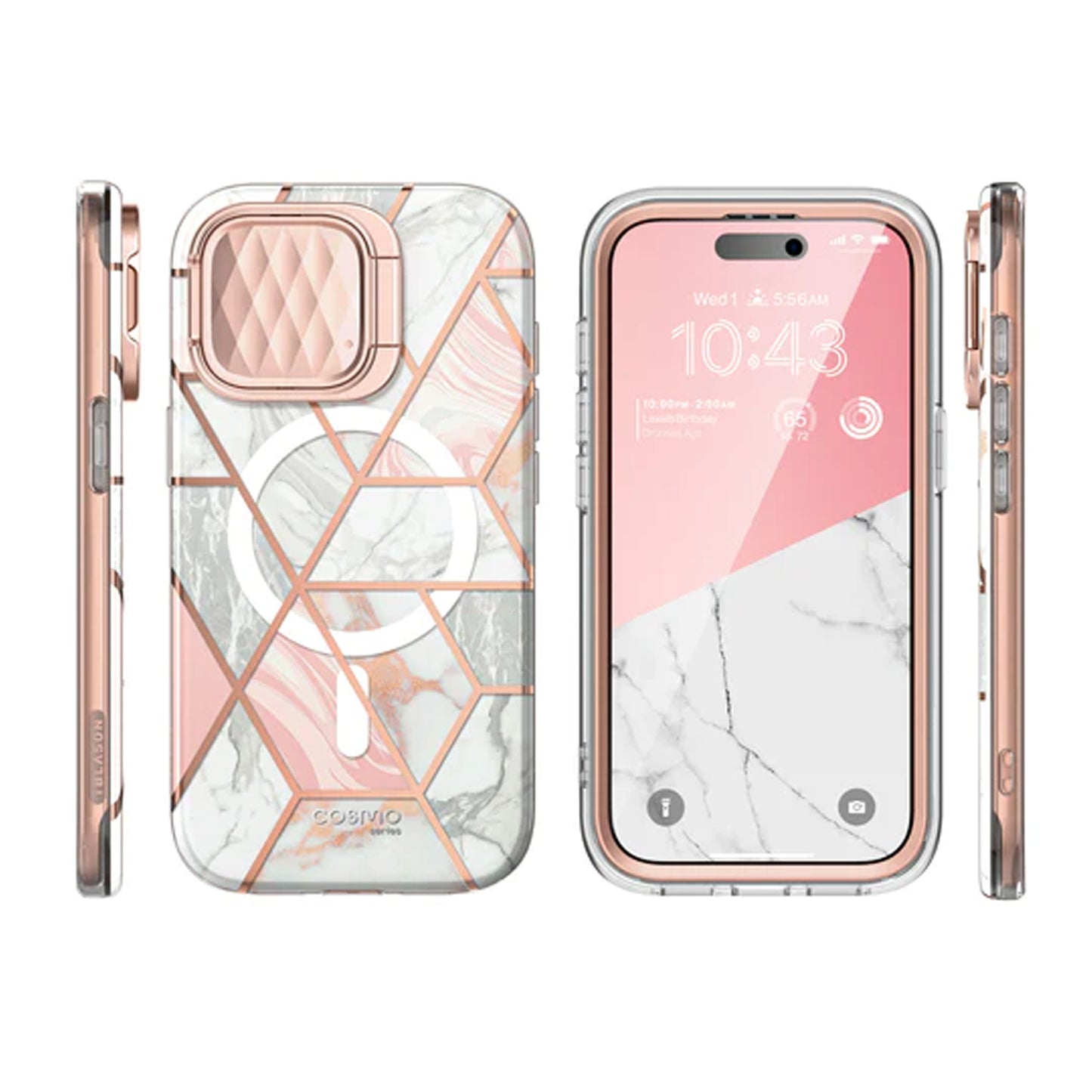 [ONLINE EXCLUSIVE] i-Blason Cosmo Mag Case for iPhone 15 Series with Built-in Screen Protector & Magsafe Compatible