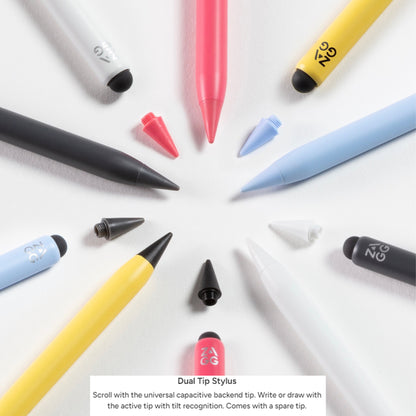 ZAGG Pro Stylus 2 - Dual Tip Stylus with Wireless Charging - Forexengineer -Malaysia- 840056188624-840056188617