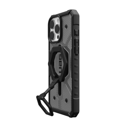 UAG Pathfinder Clear MagSafe Bundle - Ash Case + Black Ring Stand for iPhone 16 Pro Max - Forexengineer -Malaysia