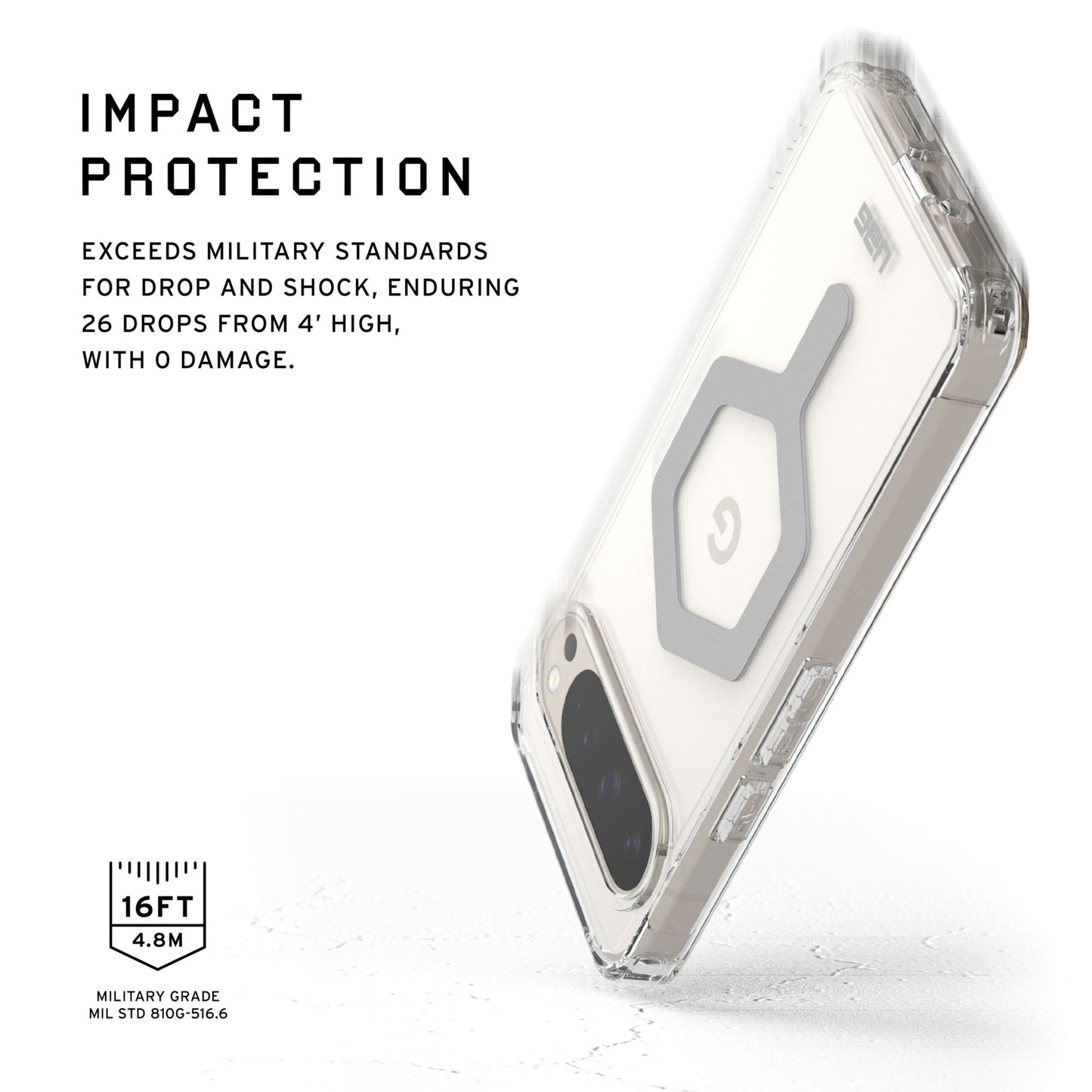 UAG Plyo Pro Magnetic for Google Pixel 9 Pro XL / Pixel 9 Pro - Ice/Silver