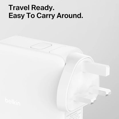 [ONLINE EXCLUSIVE] BELKIN BoostCharge Pro 140W 4-Port GaN PD  Fast Charging Wall Charge - Forexengineer -Malaysia- 745883853342