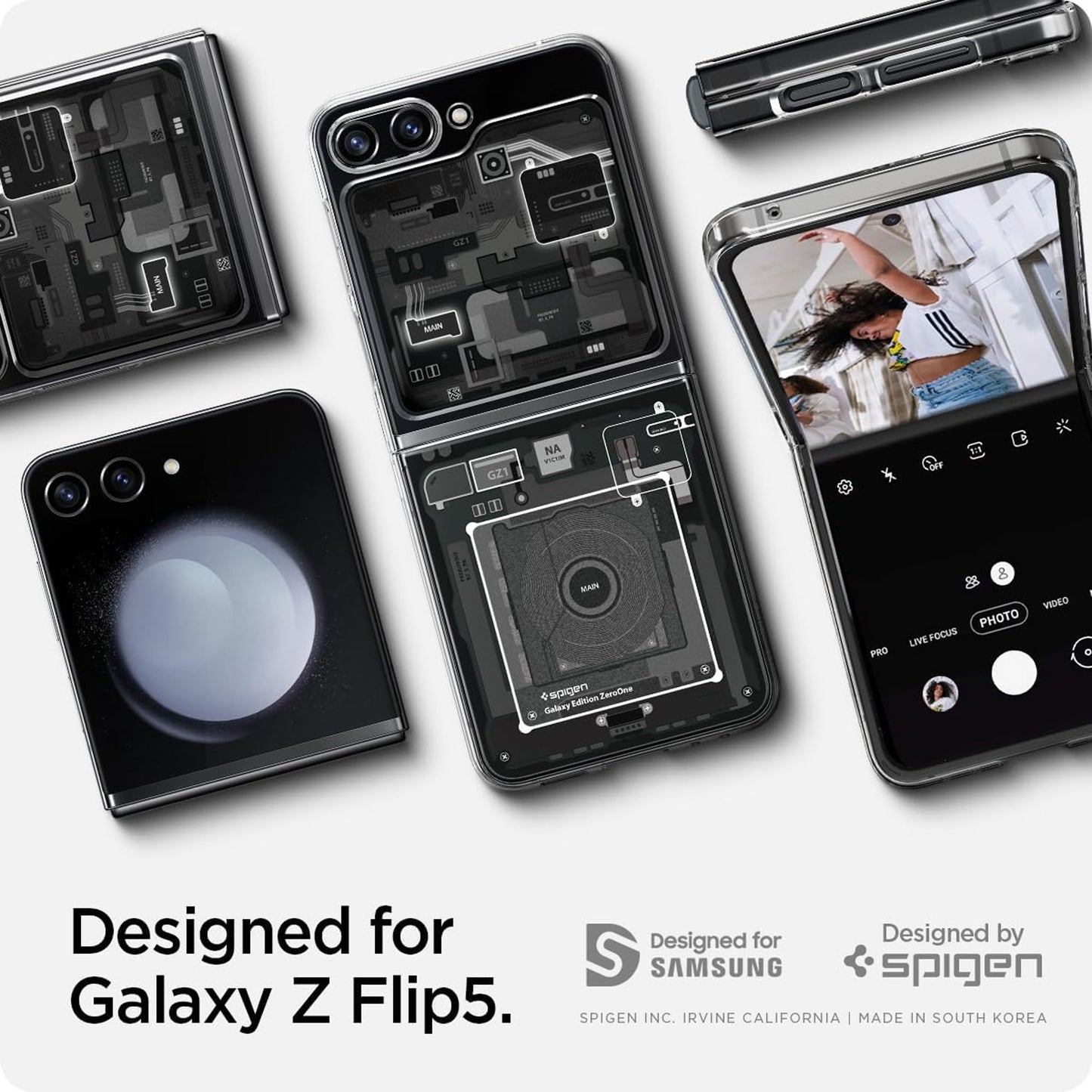 Spigen Air Skin for Samsung Galaxy Z Flip 5 - Ultra Slim Design & Scratch Resistant