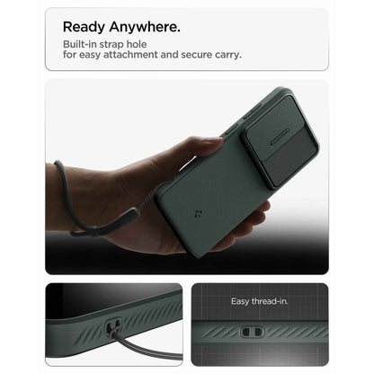 Spigen Optik Armor for Samsung Galaxy S26 Ultra - Slide Cover Camera Protection