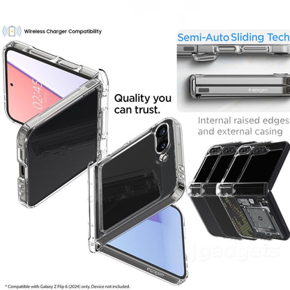 Spigen Ultra Hybrid Pro for Samsung Galaxy Z Flip 6 - Mil Grade and Hinge Protection - Forexengineer -Malaysia- 8809971227858-8809971227865-8809971231725-8809971231732-8809971231749