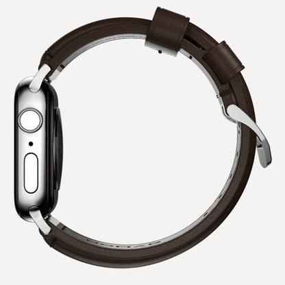 NOMAD Traditional Leather Band for Apple Watch Ultra 2/1 & all previous versions - Forexengineer -Malaysia- 856504004682-856504004675-855848007915