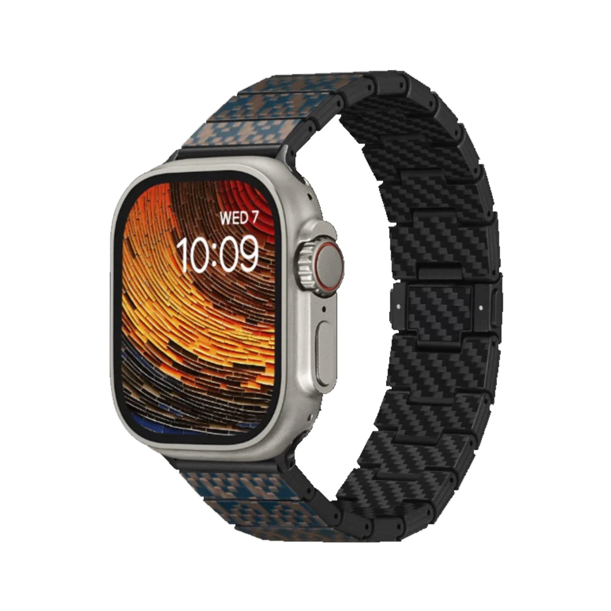 PITAKA Dreamland ChromaCarbon Band for Apple Watch All Models - Forexengineer -Malaysia- 7493554143454-7493554143386