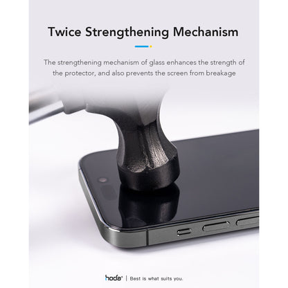 Hoda Tempered Glass Screen Protector for iPhone 16 Series ( Dust Free Helper Included ) 0.33mm Full Coverage - Clear - Forexengineer -Malaysia