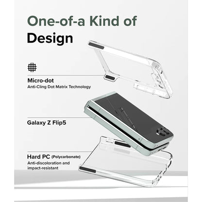 Ringke Slim Case for Samsung Galaxy Z Flip 5 - Clear - Forexengineer -Malaysia- 8809919305327