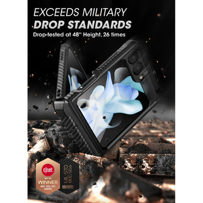 Supcase Unicorn Beetle PRO for Samsung Galaxy Z Flip 5 with Belt Clip - Black - Forexengineer -Malaysia- 843439124097