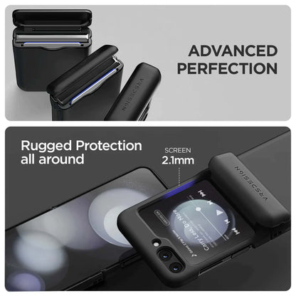 [ONLINE EXCLUSIVE] VRS Design Terra Guard Modern Go for Samsung Galaxy Z Flip 5 - Clear - Forexengineer -Malaysia- 8809919629003