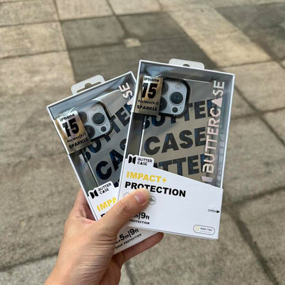 [ONLINE EXCLUSIVE] BUTTERCASE Sparkle Series Protective Case for 15 Series - Glimmer - Forexengineer -Malaysia- 4891011518686-4891011518679