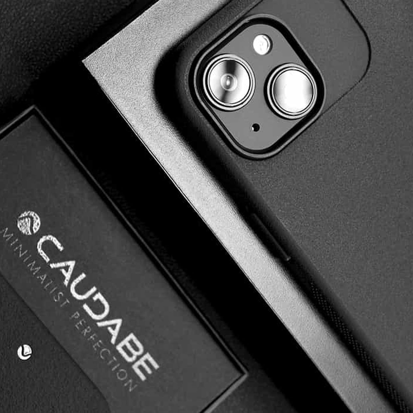 Caudabe Synthesis for iPhone 15 - MagSafe Compatible with Button Cover