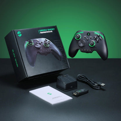 Black Shark Green Ghost Gamepad 1000Hz Polling Rate with RGB Light Joystick - Forexengineer -Malaysia- 6975498360322