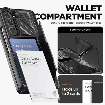 [ONLINE EXCLUSIVE] VRS Design Terra Guard Ultimate Go Series for Samsung Galaxy Z Fold 5 - Matte Black - Forexengineer -Malaysia- 8809919628938