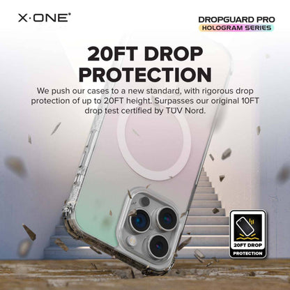 X.One Drop Guard Pro Hologram Impact Protection Case for iPhone 15 Series - MagSafe Compatible - Forexengineer -Malaysia- 550056192797-550056192696-550056192595-550056192494