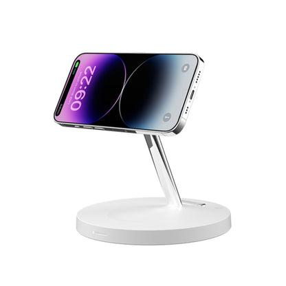 SwitchEasy MagPower 4-in-1 Magnetic Wireless Charging Stand ( 15W ) - White - Forexengineer -Malaysia- 4895241105630