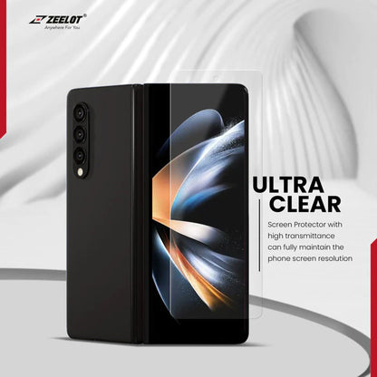 ZEELOT PureGlass for Samsung Z Fold 5 / Z Fold 4 - 2.5D Tempered Glass Screen Protector - Clear - Forexengineer -Malaysia- 4891011517412-4891011516316