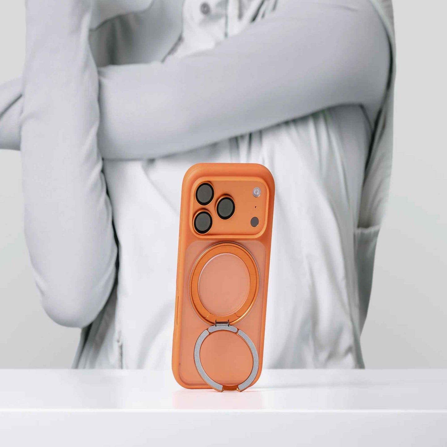 MAGEASY Magstand 360 M Magsafe for iPhone 17 Series - Rotating Ring Phone Stand