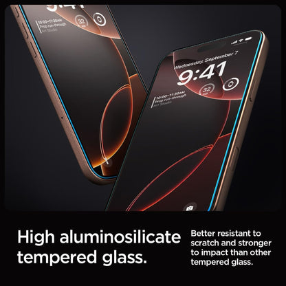[2 PACK] Spigen Glas.tR EZ Fit Tempered Glass Screen Protector for iPhone 16 & 15 Series - Clear - Forexengineer -Malaysia