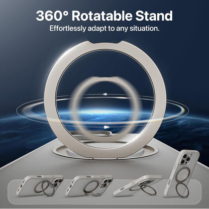 MAGEASY MagStand 360 M Rotating Ring Protective Case for iPhone 16 Series - Forexengineer -Malaysia