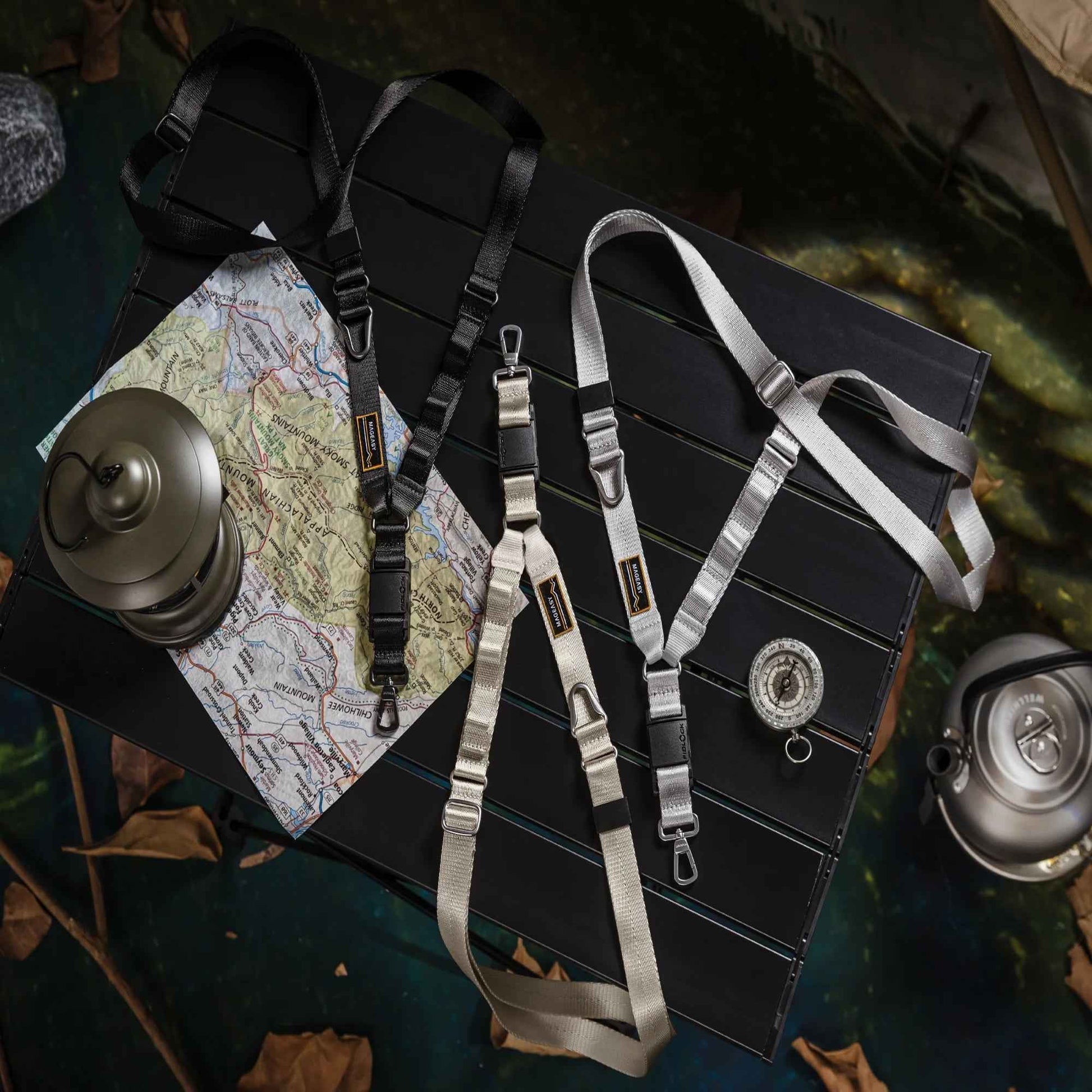 MAGEASY 20mm Fidlock Mono Utility Strap + Strap Card - Multiple Loops for Hands-Free Carrying