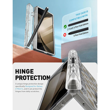 i-Blason Cosmo Pro Case with Built-in Tempered Glass Screen Protector and S Pen Holder for Samsung Galaxy Z Fold 6 - Clear - Forexengineer -Malaysia- 843439147591