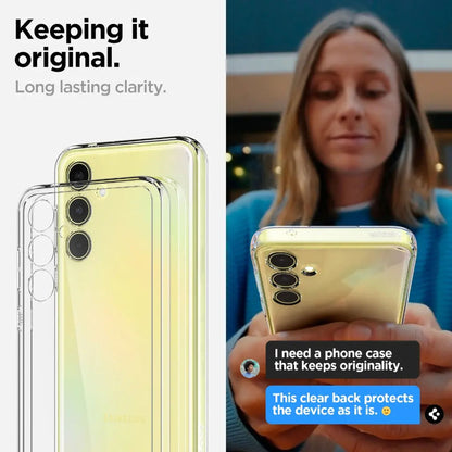 Spigen Ultra Hybrid Case for Samsung Galaxy A35 - Clear - Forexengineer -Malaysia- 8809971224352