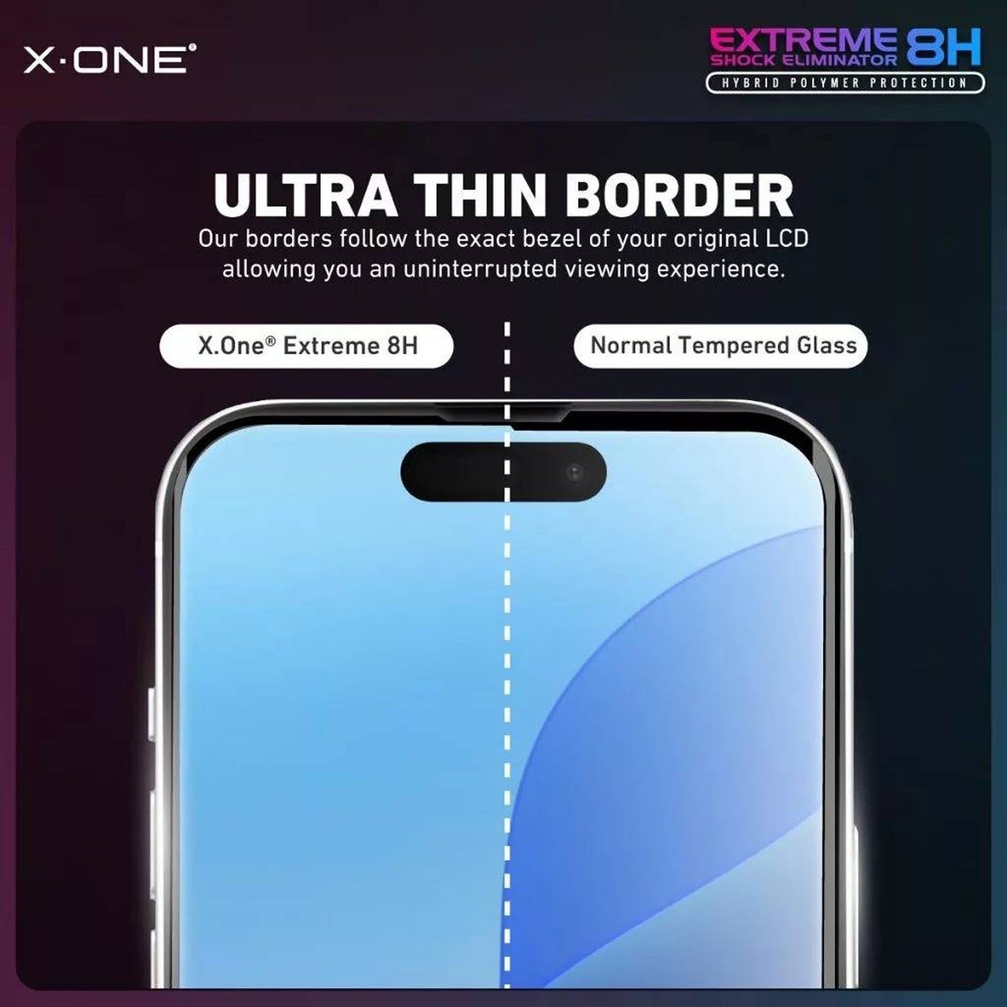 X.One Extreme Shock Eliminator 8H (5th Generation) for iPhone 16 Series - Clear HD