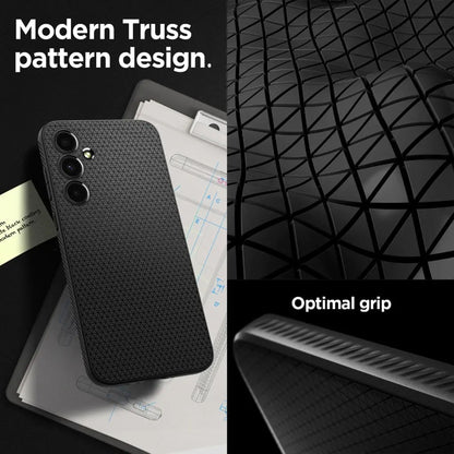 Spigen Liquid Air Case for Samsung Galaxy A35 - Matte Black - Forexengineer -Malaysia- 8809971224314