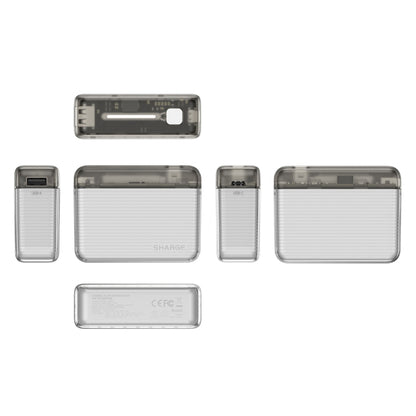 Sharge Flow Series 10,000 mAh Power Bank Credit Card Sized - Forexengineer -Malaysia- 6973154656307-6973154657007-6973154656291-6973154655683