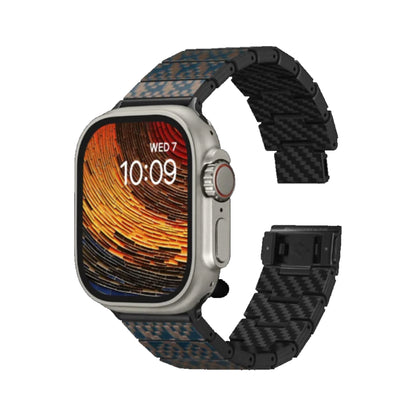 PITAKA Dreamland ChromaCarbon Band for Apple Watch All Models - Forexengineer -Malaysia- 7493554143454-7493554143386