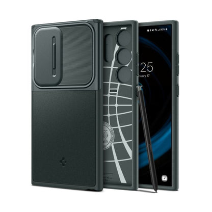 Spigen Optik Armor for Samsung Galaxy S24 Series - With Lens Protection - Forexengineer -Malaysia- 8809971221993-8809971222426-8809971221986-8809971222419