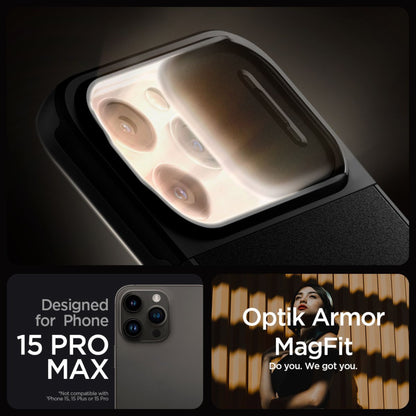 Spigen Optik Armor MagFit for iPhone 15 Series - Magsafe Compatible - Forexengineer -Malaysia- 8809896749480-8809896750691-8809896749497-8809896750707